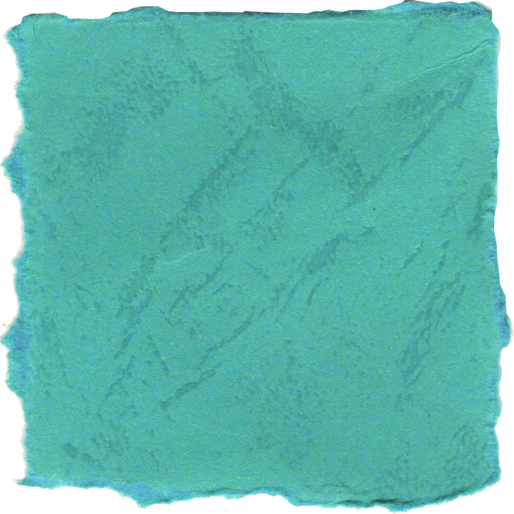 Scrapbook Cutout Teal Paper